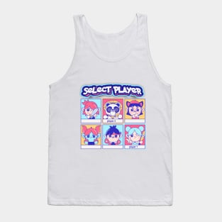 Otaku select player gamer Kawaii character Tank Top